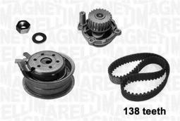 ZESTAW ROZRZĄDU + POMPA WODY AUDI A3 8L11.6 MAGNETI MARELLI 341403640001