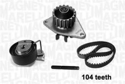 ZESTAW ROZRZĄDU + POMPA WODY CITROEN BERLINGO MF 1.4 MAGNETI MARELLI 341405310002