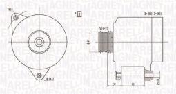ALTERNATOR AUDI A4 063731139010