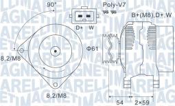 ALTERNATOR FORD 063731143010