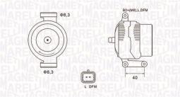 ALTERNATOR DACIA 063731470010
