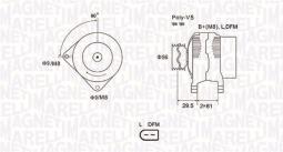 ALTERNATOR VAG 063731678010