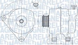 ALTERNATOR TOYOTA AVENSIS 063377585010