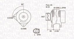 ALTERNATOR AUDI 063732002010