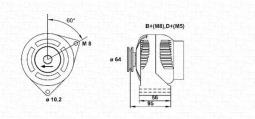 ALTERNATOR REGENEROWANY MAGNETI MARELLI 943356566010