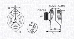 ALTERNATOR MAGNETI MARELLI 063377005010
