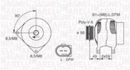 ALTERNATOR VAG 063731378010