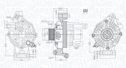 ROZRUSZNIK /REG./ BMW 12V 1,4KW MAGNETI MARELLI 944280149000