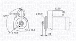 ROZRUSZNIK /REG./ MERCEDES 12V 2,0KW MAGNETI MARELLI 944280172600