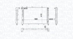 CHŁODNICA /MAGNETI/ MAGNETI MARELLI 350213100700