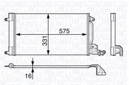 CHŁODNICA KLIM. MAGNETI MARELLI 350203715000
