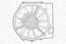 ELEKTROWENTYLATOR CHŁODNICY MAGNETI MARELLI 069422437010