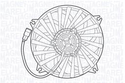 ELEKTROWENTYLATOR CHŁODNICY MAGNETI MARELLI 069422560010