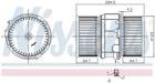 WENTYLATOR NAGRZEWNICY VW GOLF III 1H 91-, VW VENTO 1H2... NISSENS NIS 87404