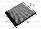 FILTR KABINY CITROEN XANTIA /WEGLOWY/ VALEO VAL715677