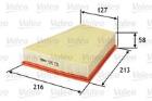FILTR POW.SKODA FABIA 1,6 09-10 VALEO VAL585136
