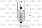 FILTR PALIWA DACIA BENZ. 1,2-1,6 04- VALEO VAL587002