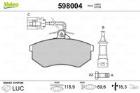 KLOCKI HAM. /VALEO/ VALEO VAL598004