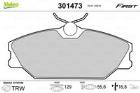 KLOCKI HAM./PRZ/ RENAULT MEGANE 99- VALEO VAL301473