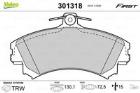 KLOCKI HAM./PRZ/ VOLVO S,V40 98- VALEO VAL301318