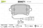 KLOCKI HAM./TYŁ/ VW T5 03- VALEO VAL598671