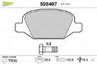KLOCKI HAM. /VALEO/ VALEO VAL598407