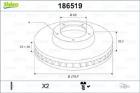 TARCZE HAM. - 2SZT. /VALEO/ VALEO VAL186519
