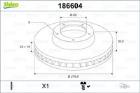 TARCZE HAM. - 2SZT. /VALEO/ VALEO VAL186604