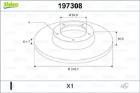 TARCZE HAM. - 2SZT. /VALEO/ VALEO VAL197308