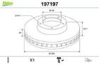 TARCZE HAM. - 2SZT. /VALEO/ VALEO VAL197197