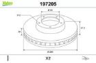 TARCZE HAM. - 2SZT. /VALEO/ VALEO VAL197205