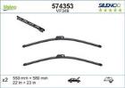 PIÓRO WYCIERACZKI 580MM/550MM 2SZT AUDI A4 2,5D 02-03 VALEO VAL574353