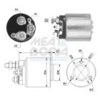 Włącznik elektromagnetyczny, rozrusznik MEAT & DORIA 46008