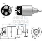 Włącznik elektromagnetyczny, rozrusznik MEAT & DORIA 46010