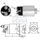 Włącznik elektromagnetyczny, rozrusznik MEAT & DORIA 46014