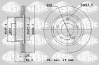 TARCZA HAM.CITROEN FIAT LANCIA PEUGEOT E/SASIC/ SASIC SA2464J24J