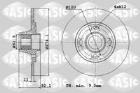 TARCZA HAM./TYŁ/ RENAULT MEGANE I SCENIC /SASIC/ SASIC SA6104022