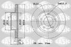 TARCZA HAM./TYŁ/ VW T5 03- @314X22 SASIC SA6106090