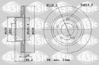 TARCZA HAM.TOYOTA AURIS AVENSIS VERSO   /SASIC/ SASIC SA6106132