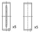 Tuleja łożyska wału korbowego FAI AutoParts BM1057-STD