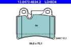 KLOCKI HAM./TYŁ/ VW TOUAREG 3,0-6,0 02- ATE 13.0470-4834.2