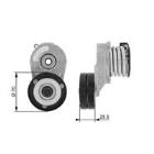 NAP.PASKA PK OPEL 1,7DTI/CDTI 00- GATES T38432