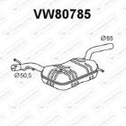 Tłumik przedni VENEPORTE VW80785