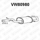 Tłumik środkowy VENEPORTE VW80980