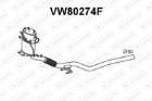 Filtr sadzy / filtr cząstek stałych, układ wydechowy VENEPORTE VW80274F
