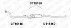 Zestaw naprawczy (rurowy), katalizator VENEPORTE CT15148