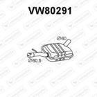 Tłumik przedni VENEPORTE VW80291