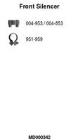 Tłumik przedni FA1 MD000342