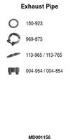 Rura wydechowa FA1 MD001156