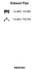Rura wydechowa FA1 MD001681